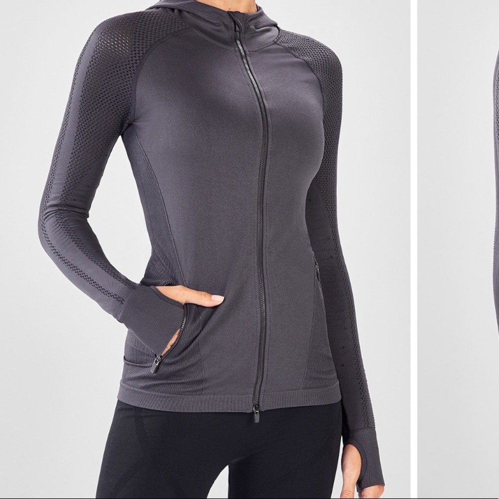 Fabletics Kiley Seamless Hooded Jacket